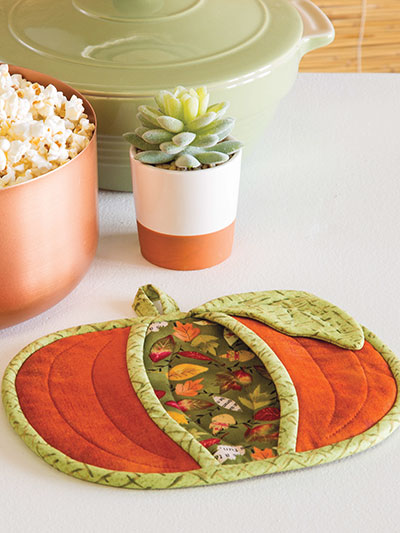 Pumpkin Pot Holder Quilt Pattern