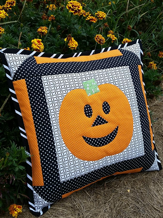 Happy Pumpkin Pillow Pattern