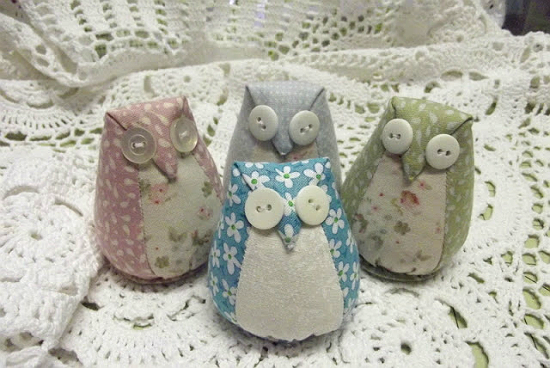 Owls&birds: Stick-it-to-me Pin Cushions Owl Bird Penguin Flamingo Sewing  Quilting Gift Wool Handmade Pincushion 