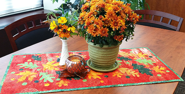 Fall Leaves Table Runner Tutorial