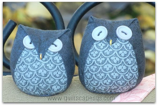 Owls&birds: Stick-it-to-me Pin Cushions Owl Bird Penguin Flamingo Sewing  Quilting Gift Wool Handmade Pincushion 