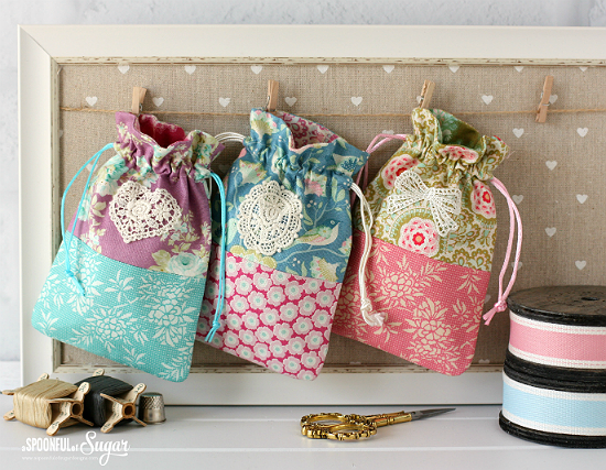 Retro Drawstring Bag - A Spoonful of Sugar