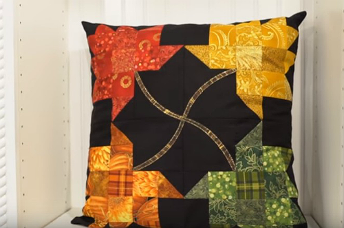 Falling Leaves Quilt and Pillow Pattern