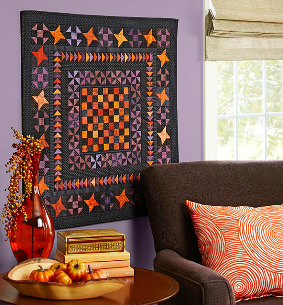 Rich Colors Glow In This Striking Quilt Quilting Digest