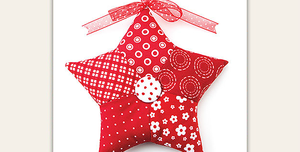 Patchwork Star Ornament Pattern