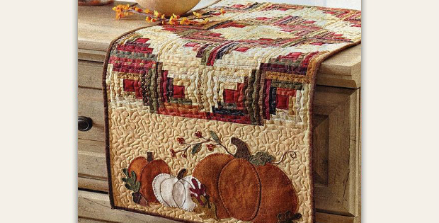 Pumpkin Spice Table Runner Pattern