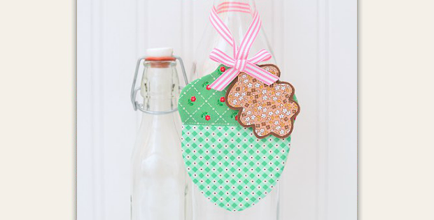 Acorn Fabric Ornaments Tutorial