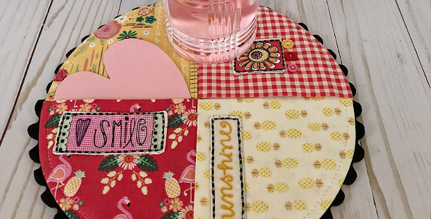 Last Minute Gift Tutorial: Patchwork Tea Mat with Inside Pocket