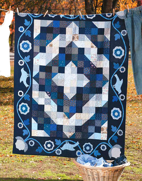 Patches Of Blue Quilt Pattern