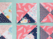 How to Sew Perfect Quarter-Square Triangles