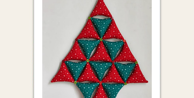 Stuffed Bunting Christmas Tree