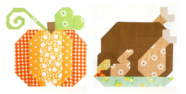 Celebrate the Harvest Season with Cute Quilt Blocks