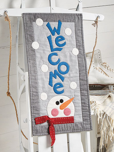 Winter Welcome Wall Hanging Pattern