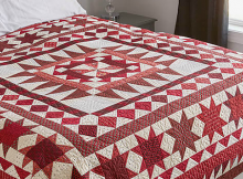 Red Between the Lines Quilt Pattern