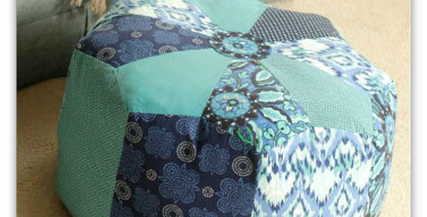 Dresden Pouf and Pillow Pattern