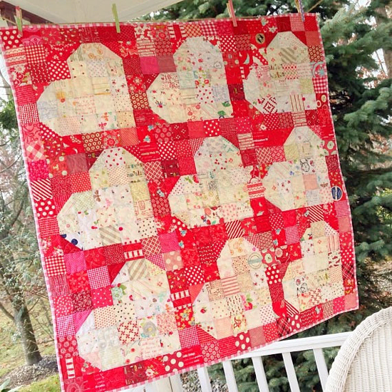 Candy Hearts Quilt Pattern