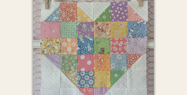 Patchwork Heart Block Pattern