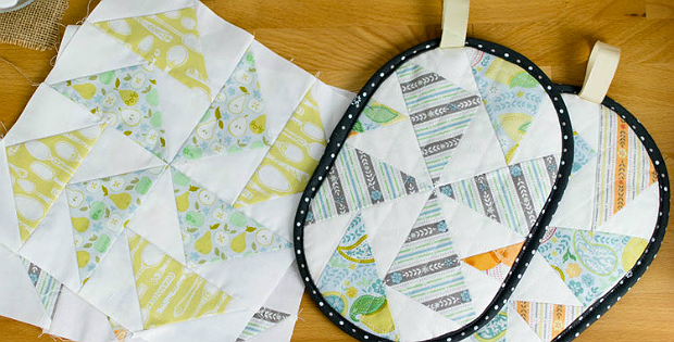 Patchwork Potholder with Pockets