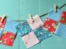 How to Sew a 4-Patch Block from 2 Pre-cut Squares