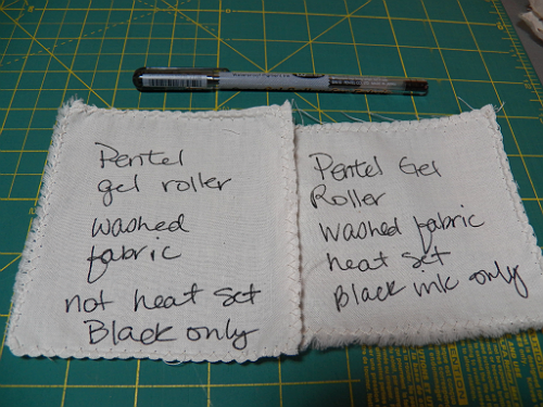 Testing Permanent Marking Pens on Fabric – Bobbin In Quilts