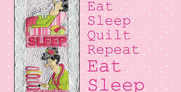 Eat, Sleep, Quilt Wall Hanging Pattern
