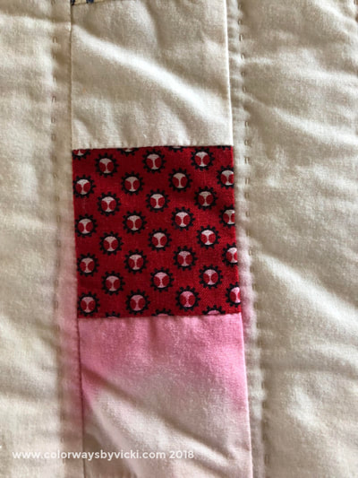 Help! How do you stop a bleeding quilt?