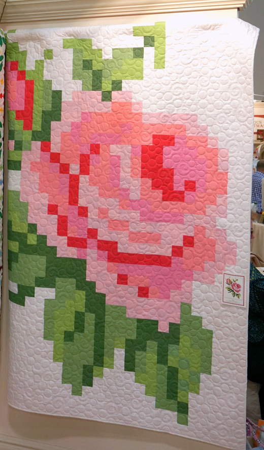 Create a Stunning Rose Quilt with Fabric Squares Quilting Digest