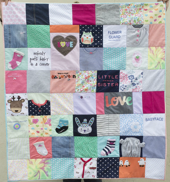 3 Ways to Make a Memory Quilt from Baby Clothes Quilting Digest