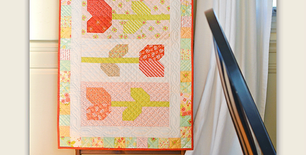 Tulip Farm Table Runner Pattern