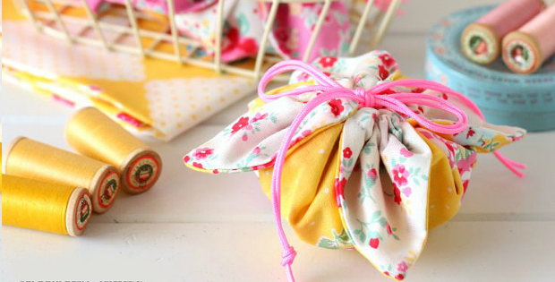 Fabric Gift Pouch Tutorial