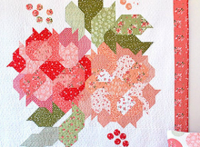 Blushing Blooms Quilt Pattern