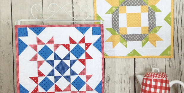 Barn Block Mini Quilt Series Pattern - July August
