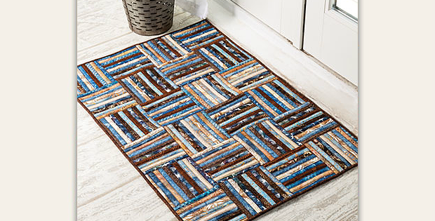 Strip Roll Rug Pattern