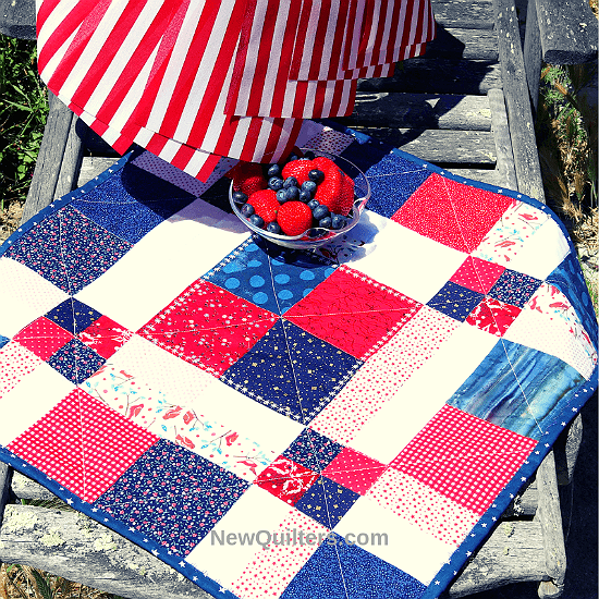 Disappearing 9-Patch Table Topper Tutorial