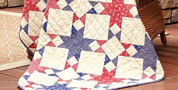 Long May She Wave Quilt Pattern