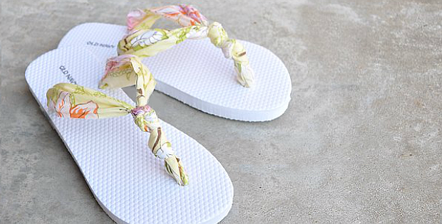 The Knot So Hard Flip Flop DIY