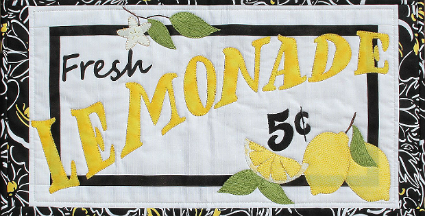 Fresh Lemonade Wall Hanging Pattern