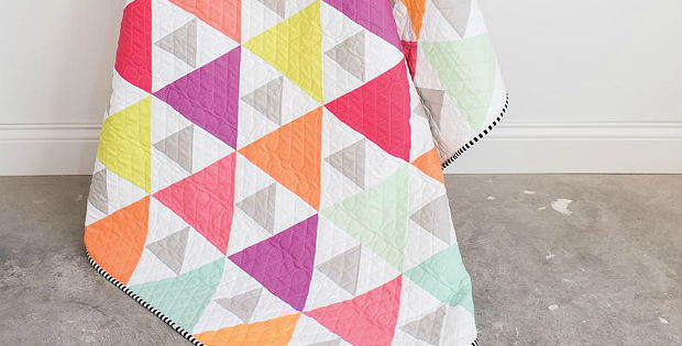 Triangle Peaks Quilt Pattern