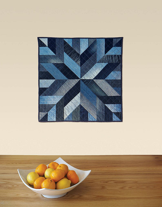 Old Jeans Are Striking in This Eye-Catching Quilt - Quilting Digest