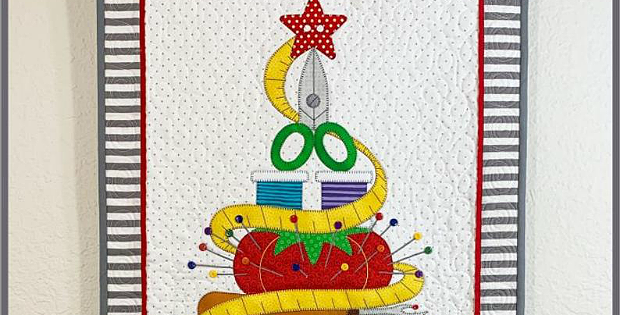 Holiday Sewing Tree Wall Hanging Pattern