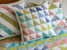 Triple Triangles Cushion Pattern