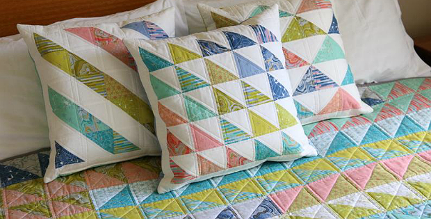 Triple Triangles Cushion Pattern