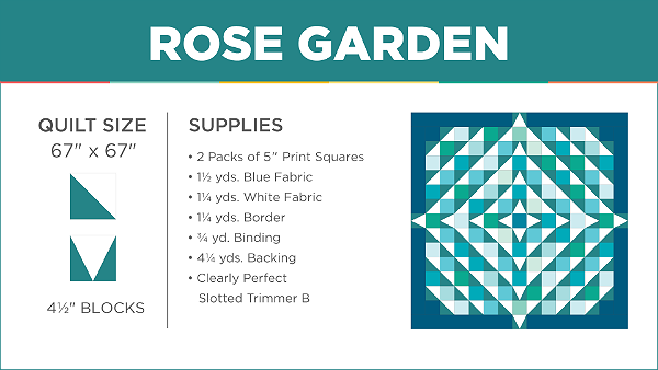 Rose Garden Quilt Tutorial