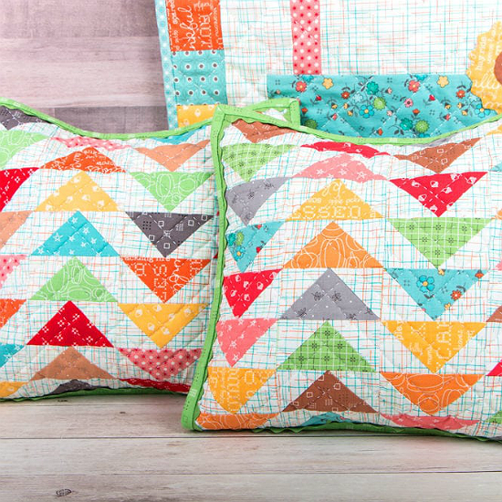 Autumn Love Flying Geese Pillow Tutorial