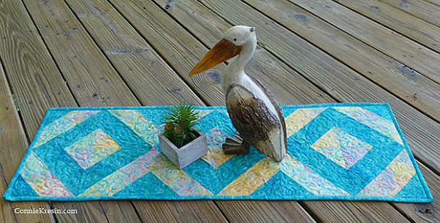 Easy 45 Degree Strip Tube Table Runner Tutorial