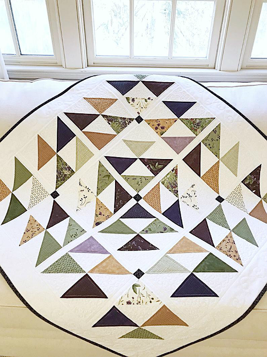 Diamonds in the Meadow Quilt Pattern