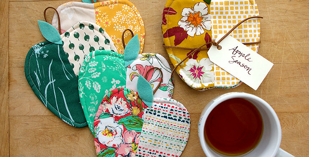 Apple Season Coasters Pattern