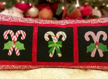 Candy Cane Bench Pillow Pattern
