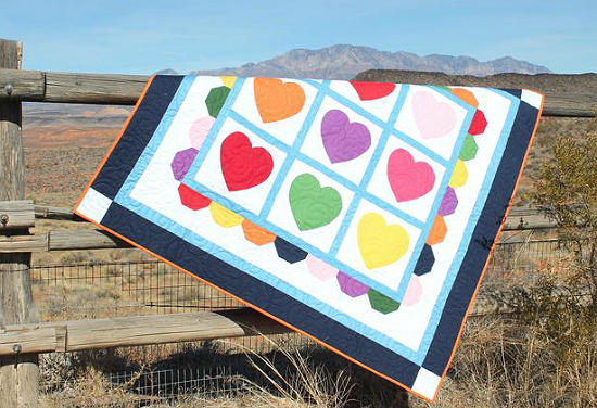 Color Me With Love Quilt Pattern