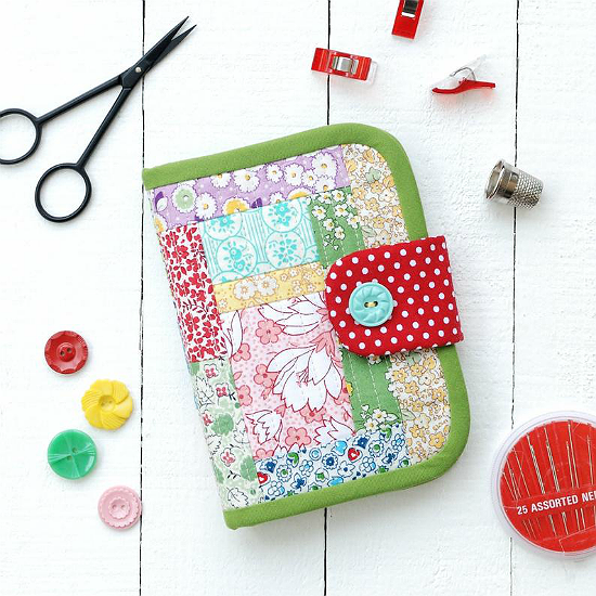 Quilted Needle Book Sewing Kit Pattern